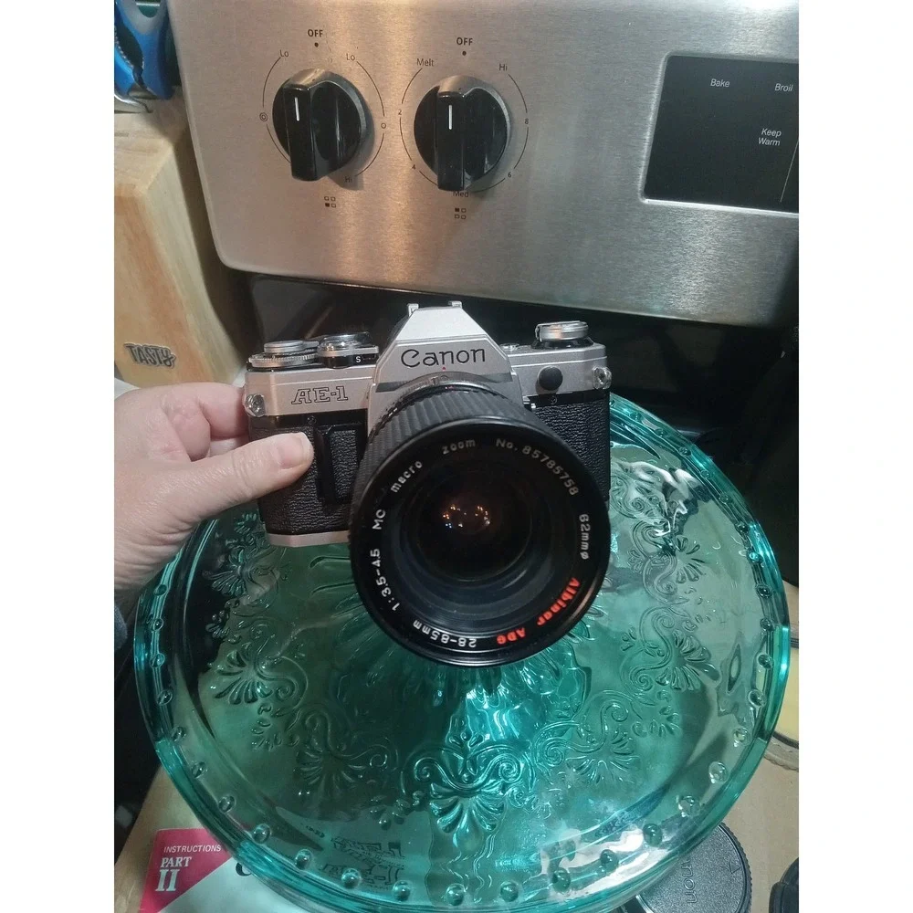 Canon AE-1 Camera + Vintage Lenses/Accessories Filter Flash Cannon Lens Fed Film